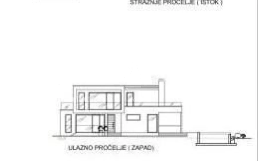 Istria, Poreč – Building land with project for a luxury house