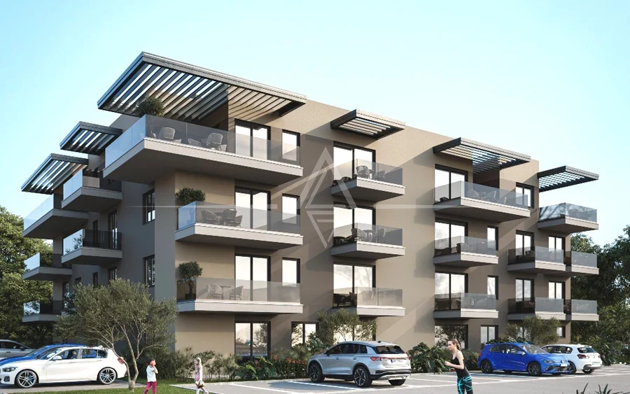 Istrië, Vabriga, Modern appartement met dakterras